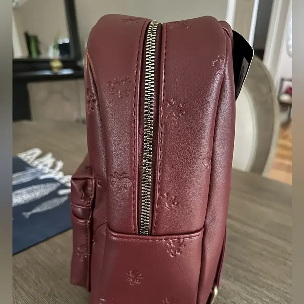 BIOWORLD Women's Harry Potter Gryffindor Mini Burgundy Backpack Nwt
